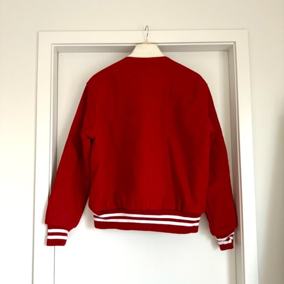 Red Varsity Jacket - Picture 2 of 3
